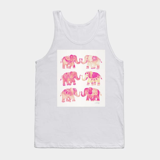 pink elephants Tank Top by CatCoq